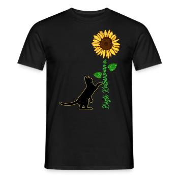Beste Katzenmama I love Cats Katzenhalter - Männer T-Shirt - Schwarz - Vorne - AI Model Male 178 light (178cm)