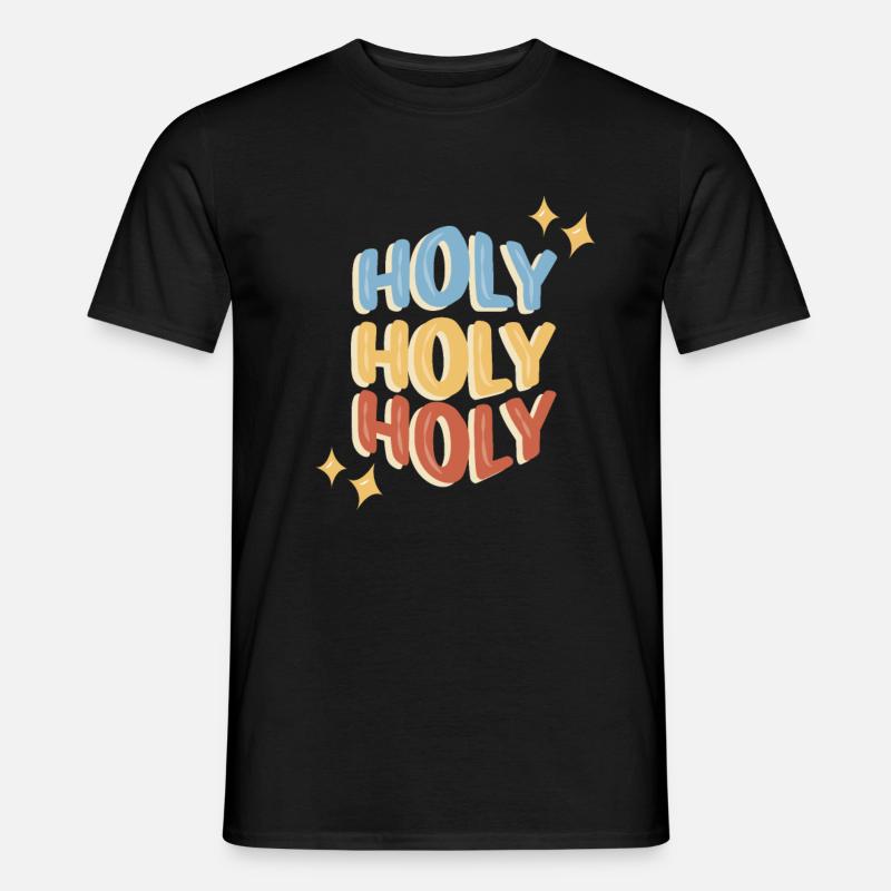 Holy - Männer T-Shirt - Schwarz