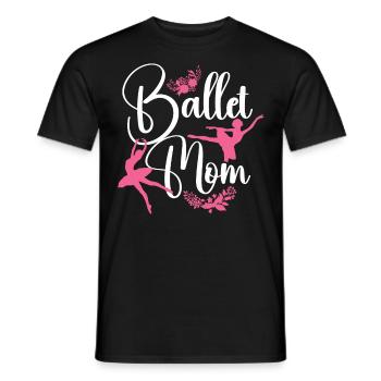 Ballet Dancer Dance Girl Ballerina - Männer T-Shirt - Schwarz - Vorne - AI Model Male 178 light (178cm)