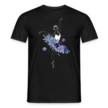 Ballet Dancer Dance Girl Ballerina - Männer T-Shirt - Schwarz - Vorne - AI Model Male 178 light (178cm)