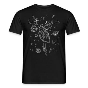 Ballet Danseuse Danse Ballerine - T-shirt homme - noir - Devant - AI Model Male 178 light (178cm)