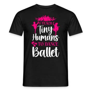 Ballet Dancer Dance Girl Ballerina - Männer T-Shirt - Schwarz - Vorne - AI Model Male 178 light (178cm)