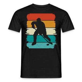 Eishockey Hockey sur glace - T-shirt homme - noir - Devant - AI Model Male 178 light (178cm)