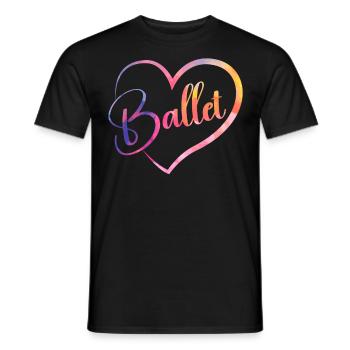 Ballet Dancer Dance Girl Ballerina - Männer T-Shirt - Schwarz - Vorne - AI Model Male 178 light (178cm)