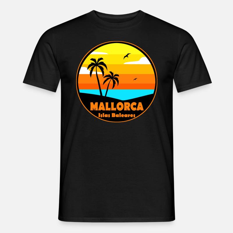 Mallorca - Männer T-Shirt - Schwarz