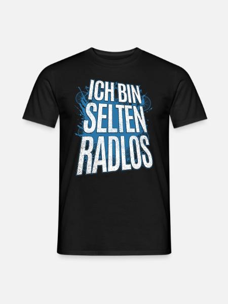 Ich Bin Selten Radlos Fahrrad fahren Mountainbike - Männer T-Shirt - Schwarz