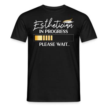Cute Licensed Esthetician Skincare - Männer T-Shirt - Schwarz - Vorne - AI Model Male 178 light (178cm)