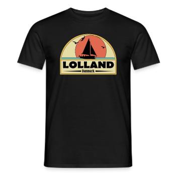 Lolland - T-shirt homme - noir - Devant - AI Model Male 178 light (178cm)