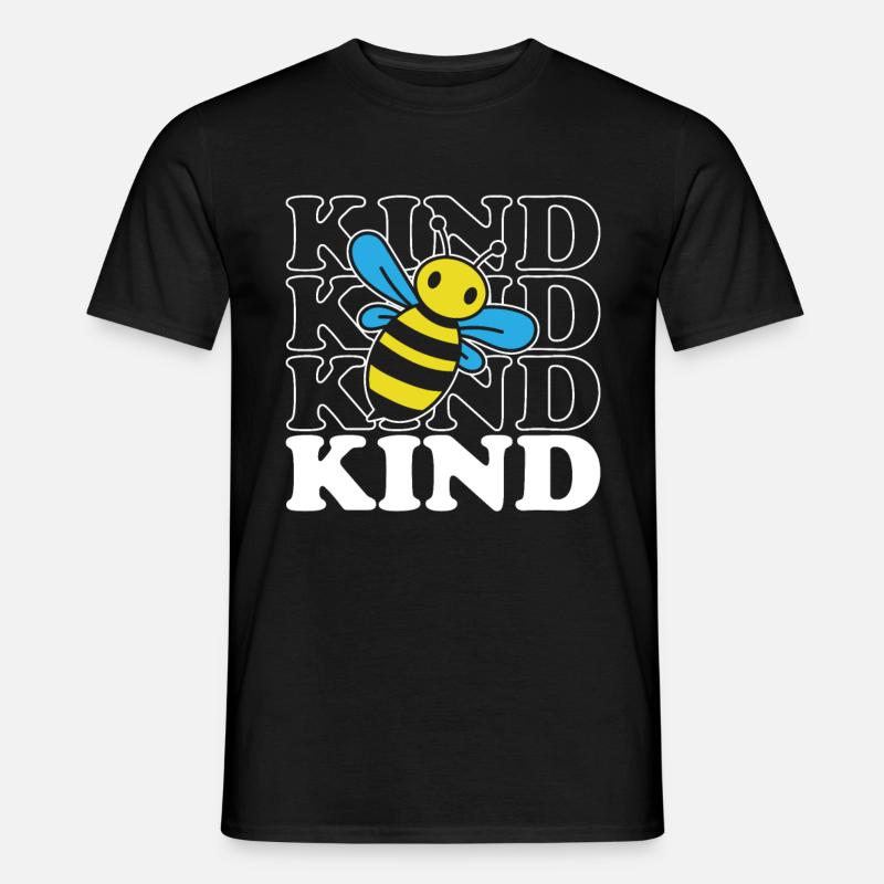 Bee Kind - Männer T-Shirt - Schwarz