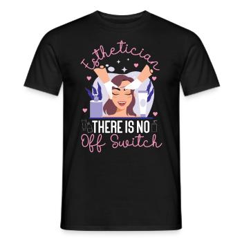 Cute Licensed Esthetician Skincare - Männer T-Shirt - Schwarz - Vorne - AI Model Male 178 light (178cm)