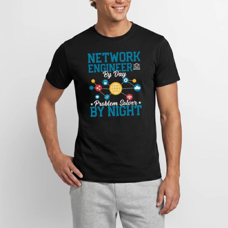 Network Technician Problem Solver Administrator Men’s T-shirt