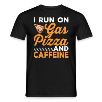 Delivery driver who responds to - Men's T-Shirt - black - Front - AI Model Male 178 light (178cm)