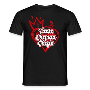 Tante Ehefrau Chefin Legende Auntie Tanten - Männer T-Shirt - Schwarz - Vorne - AI Model Male 178 light (178cm)