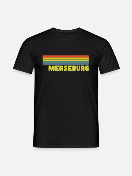 Merseburg - Männer T-Shirt - Schwarz