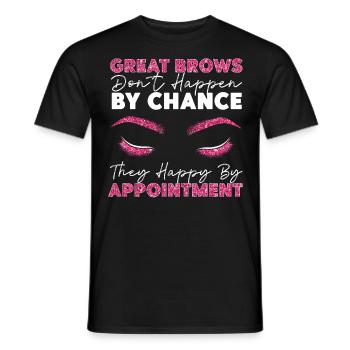 Esthéticienne esthéticienne agréée - T-shirt homme - noir - Devant - AI Model Male 178 light (178cm)