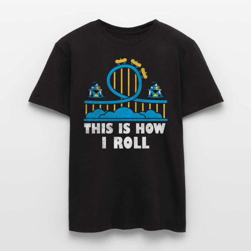 This Is How I Roll Roller Coaster Männer T-Shirt