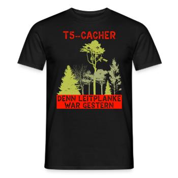 Geocache Geocacher GPS Schatzsuche Geocaching - Männer T-Shirt - Schwarz - Vorne - AI Model Male 178 light (178cm)