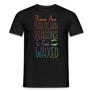 Cute Esthetician Skincare - Men's T-Shirt - black - Front - AI Model Male 178 light (178cm)
