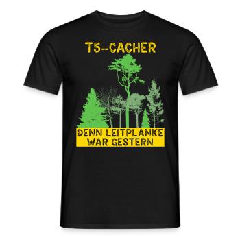 Geocache Geocacher GPS Schatzsuche Geocaching - Männer T-Shirt - Schwarz - Vorne - AI Model Male 178 light (178cm)