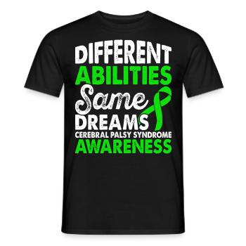 Unterschiedliche Fähigkeiten Gleiche Träume - Männer T-Shirt - Schwarz - Vorne - AI Model Male 178 light (178cm)
