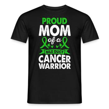 Mère De La Conscience Guerrière Du Cancer Des Voies Biliaires - T-shirt homme - noir - Devant - AI Model Male 178 light (178cm)
