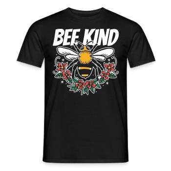 Bee Child Bee Friend Beekeeper Beekeeper Honey - Men's T-Shirt - black - Front - AI Model Male 178 light (178cm)