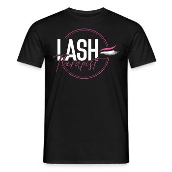 Esthetician Skincare Beautician - Men's T-Shirt - black - Front - AI Model Male 178 light (178cm)