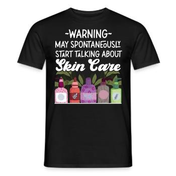 Cute Licensed Esthetician Skincare - Männer T-Shirt - Schwarz - Vorne - AI Model Male 178 light (178cm)
