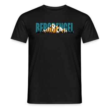 Naturbuschen Bergfan Bergbengel Bergsteiger - Männer T-Shirt - Schwarz - Vorne - AI Model Male 178 light (178cm)
