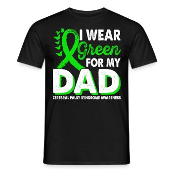Wear green for Awareness Month for - Men's T-Shirt - black - Front - AI Model Male 178 light (178cm)