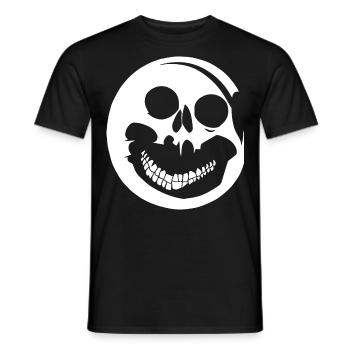 Horror Schädel Schädel Kunst Schädel Gothic Heavy Metal - Männer T-Shirt - Schwarz - Vorne - AI Model Male 178 light (178cm)