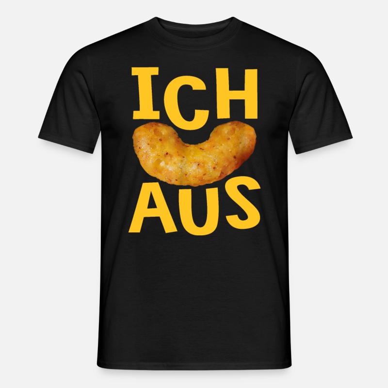 Vegane Erdnuss Flips zum Ausflippen - Männer T-Shirt - Schwarz