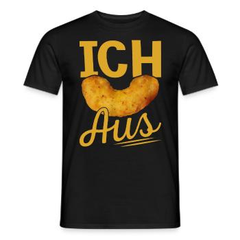 Ich Flip aus Erdnussflip zum Ausflippen - Männer T-Shirt - Schwarz - Vorne - AI Model Male 178 light (178cm)