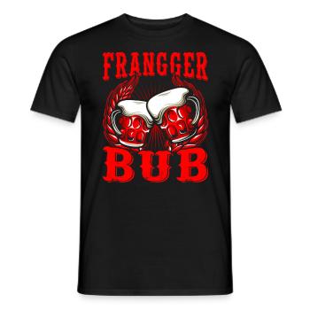 Franke fränkischer Dialekt - Männer T-Shirt - Schwarz - Vorne - AI Model Male 178 light (178cm)
