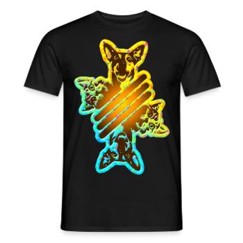 Amis - T-shirt homme - noir - Devant - AI Model Male 178 light (178cm)