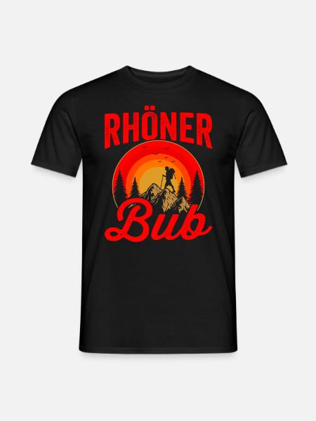 Rhöner Bub - Männer T-Shirt - Schwarz