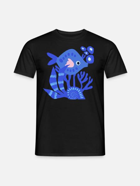 Underwater - T-shirt uomo - nero