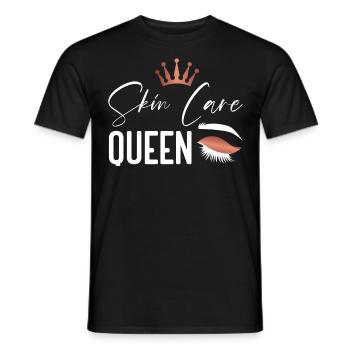 Cute Esthetician Skincare - Men's T-Shirt - black - Front - AI Model Male 178 light (178cm)