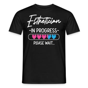 Cute Licensed Esthetician Skincare - Männer T-Shirt - Schwarz - Vorne - AI Model Male 178 light (178cm)