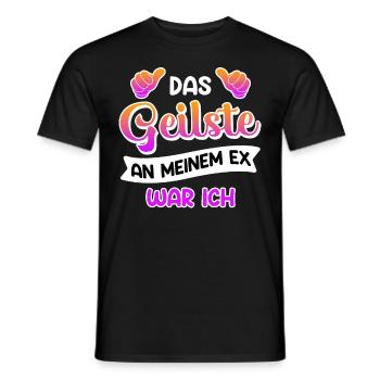 Scheidungsparty frisch Geschieden Happy Divorce - Männer T-Shirt - Schwarz - Vorne - AI Model Male 178 light (178cm)
