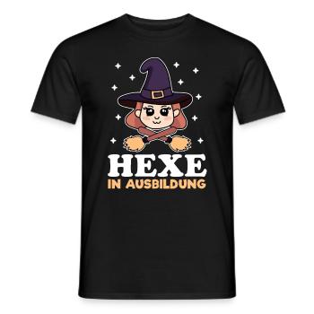 Hexe In Ausbildung - Männer T-Shirt - Schwarz - Vorne - AI Model Male 178 light (178cm)