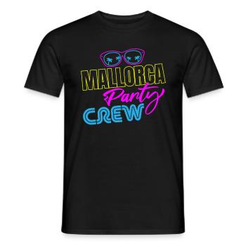 Malle Party Crew - Men's T-Shirt - black - Front - AI Model Male 178 light (178cm)