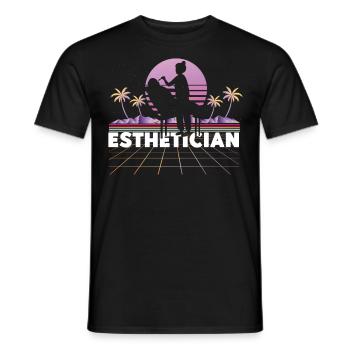 Cute Licensed Esthetician Skincare - Männer T-Shirt - Schwarz - Vorne - AI Model Male 178 light (178cm)