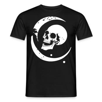 Horreur Crâne Crâne Art Crâne Gothique Heavy Metal - T-shirt homme - noir - Devant - AI Model Male 178 light (178cm)
