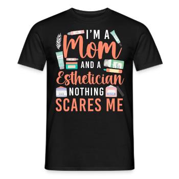 Cute Licensed Esthetician Skincare - Männer T-Shirt - Schwarz - Vorne - AI Model Male 178 light (178cm)