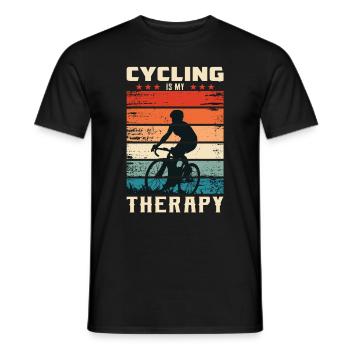 Rennrad Rennradfahrer Radsport Radrennen - Männer T-Shirt - Schwarz - Vorne - AI Model Male 178 light (178cm)