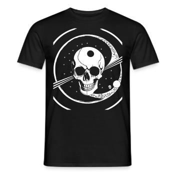 Horreur Crâne Crâne Art Crâne Gothique Heavy Metal - T-shirt homme - noir - Devant - AI Model Male 178 light (178cm)