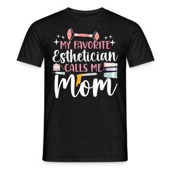 Cute Licensed Esthetician Skincare - Männer T-Shirt - Schwarz - Vorne - AI Model Male 178 light (178cm)