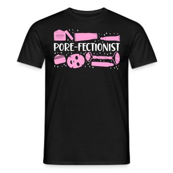 Cute Esthetician Skincare - Men's T-Shirt - black - Front - AI Model Male 178 light (178cm)