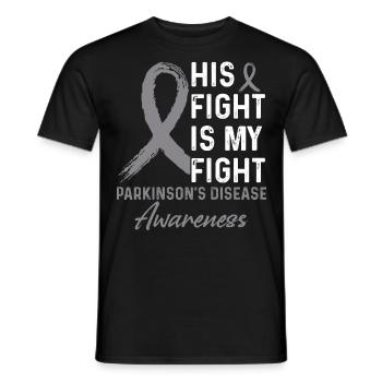Parkinson's Awareness Month - Men's T-Shirt - black - Front - AI Model Male 178 light (178cm)